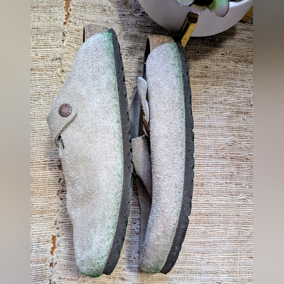 Birkenstock Boston Clog Taupe Soft Footbed Men's Size 6 - Picture 4 of 7